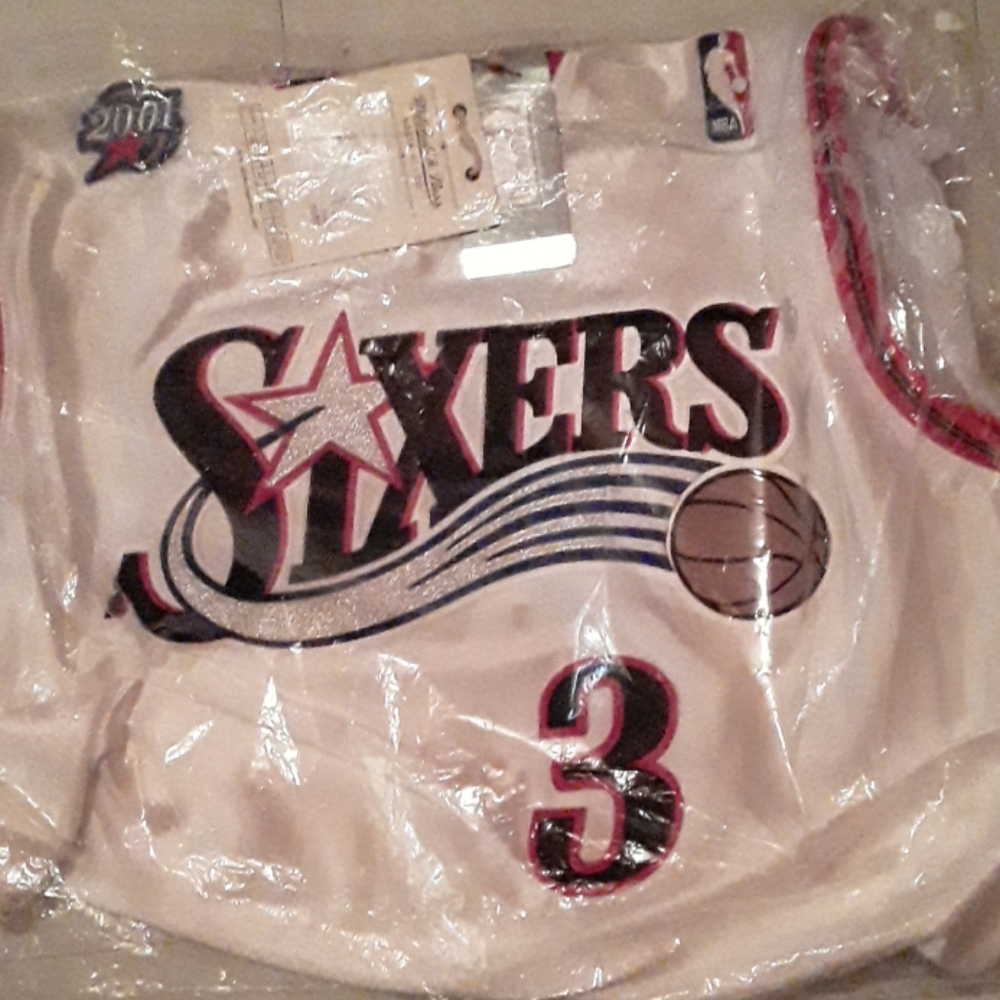 Allen Iverson 2000-2001 Authentic Home Jersey